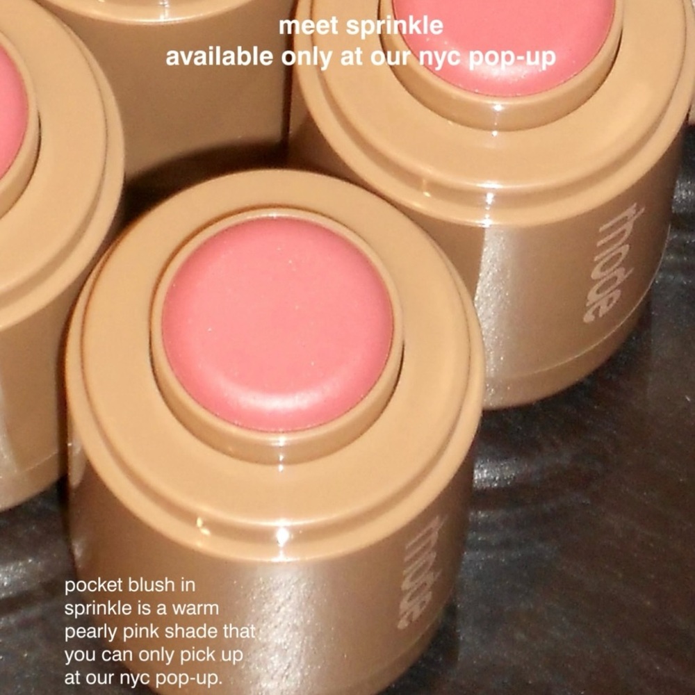 Rhode Pocket Blush called Sprinkles🧁NYC Exclusive!
